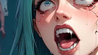 Beachside Double Dildo Milk Squirting Bliss!