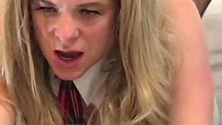 Babe hitchhiking picked up for amateur casting