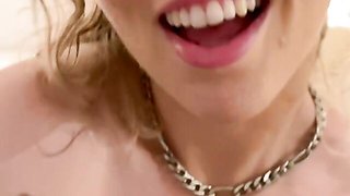 Beauty Lena Paul at blonde trailer