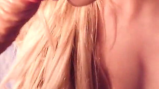 Hot German Pantyhose Goddess Fucking Herself, Hard Dirty Talking and Crazy MILF Orgasm