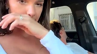 Naughty Babe Teases Prick In Car Amateur Sex Public