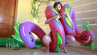 I Am the Prey of a Giant Inflatable Snake