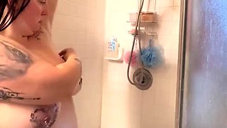 The brunette horny big boob babe get drilled by a hard dick