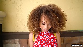 Cecilia Lion's Natural Allure Shines in Public Temptation