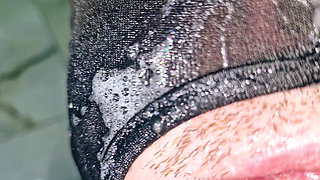 The slave must be trained for deep throating. Dominatrix Nika spits on the slave's face, slaps his cheeks, and thrusts a dildo