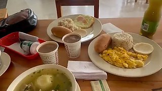 Hot stepsister in the city of Bogota makes the vacation worthwhile - big cum tits