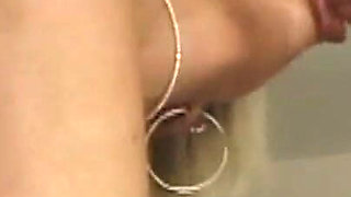 Cum on tits for the blonde MILF after ass fuck