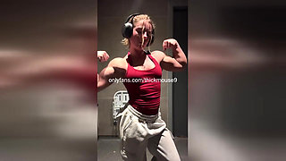 18yo Gym Gloryhole Gangbang: Virgin Pussy Ripped Live TikTok