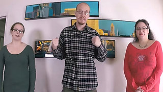 They dive into Strip Rock Paper Scissors with genuine enthusiasm