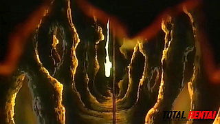 Hentai Waifu Fucks in a Cave