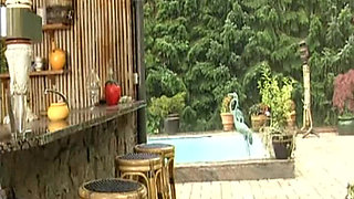 Wild Car Threesome Blondes Ride Hard Cock