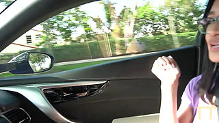 Tight Pussy Petite Asian Slut Loses Street Race and Gets a Fat Cock