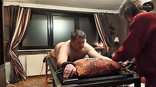 DomLady Mia - Punishment of terror for the Slave - Training: Ass Fucked by the Fucking Machine - Part 1