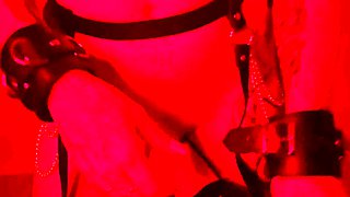 Blonde Babe's BDSM Solo Squirt Show