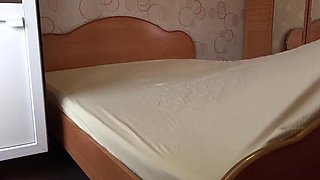 MILF with Big Tits and White Panties Shows Her PAWG Ass on Home Camera