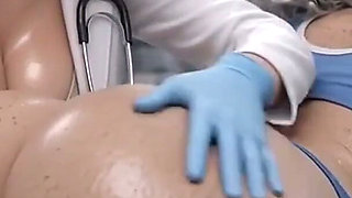 Lesbian Doctor Assists Horny Nurse
