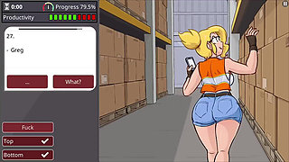 Big Boobs Big Ass Girl Fucks Two Huge Cocks - Barely Working Gameplay Level 2