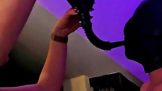 Lady Medea Hard Pee Lesson for Caged Toilet Slave on the Bondage Chair