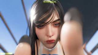 Stellar Blade - Raven The Movie Normal Full Remix Color WM (No sound) By LazyProcrast Animation 3D Hentai