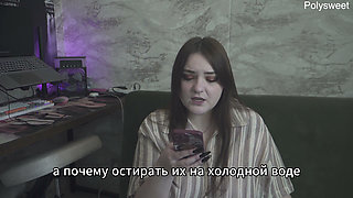 Porn Story - My Husband Is a Rag Watching Another Cum Inside Me (russian, Cuckold, Femdom, Humiliation)