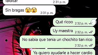 Hot Chat with My Teacher to Pass Her Course - Nati Sweet - Natasha Caseros