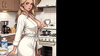 JOI Stepmom Masturbating until I flood- Come with me 100% You'll cum - Dirty Talk