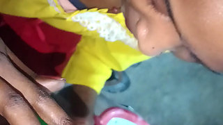 Indian desi girl Mouth fucking Cum in mouth deep throat face fuckin cum on face
