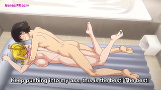 Babe Blonde Gets Creampie In The Shower By Stepbrother - HENTAI