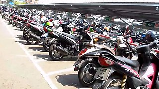 Super tiny Asian Thai MILF picked up in a mall for horny sex