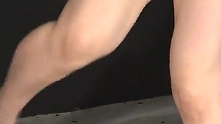 Ass Drop, Facesitting, Human Trampoline, Face and Dick Trample, Foot Slap, Masochist Turned Human Rug During Mistress Exercise