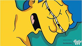 The Simpsons Flanders Fucking Marge Creampie Video With Car Toon And Marge Simpson