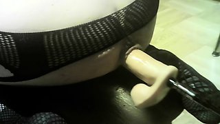 Dildo im Popo