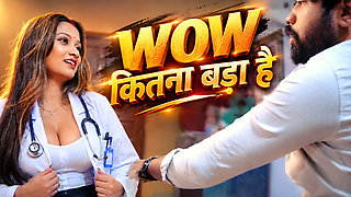 Doctor saheb ka bada doodh dba kar doggy style me chod diya