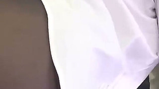 Black Pantyhose Boss - Her Teasing Panty Flash Turns Into Stress-relief Sex - Cut3