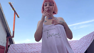 Smoking-and-teasing-you