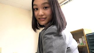 Softcore solo with cute asian chick Akane Ozora
