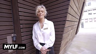 Appreciative uk cougar filthy frankie takes credit cards for pulling down her panties down - shag street