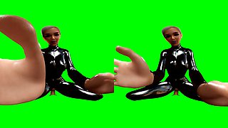 Latex Girl On Top – Riding POV (Passthrough)