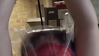 Bondage BDSM Play on the Kitchen