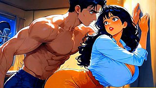 Podcast Host Takes Anonymous Guest Live On Air - Ai HENTAI