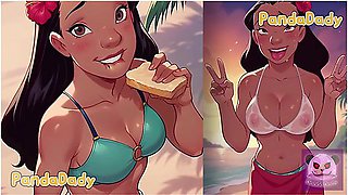 Nani Pelekai Hentai - (lilo & Stitch) Sex On The Beach Blowjob