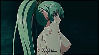 Elf With Big Tits Likes To Facesitting On The Hero With Hentai Anime
