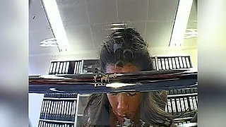 Ggg John Thompson - Asian Office Slut Destroyed in Cum Gangbang