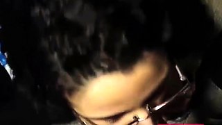 Arab woman gives an amazing blowjob and loves the taste of c