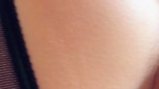 Asshole View Female Masturbation, Real Orgasm