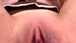 18 yo amateur honey rails dildo in cowgirl, ideal pussy