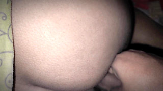 Hardcore Fuck with Step Sister in Night Bed Share She Alone at Home