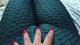Stepdaughter gets horny remembering stepdad, masturbates watching porn