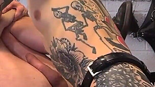 Mistressae with Two Subs: One Pegged, One Fisted at the Same Time