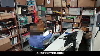 Bonnie Grey and Maya Bijou Make a Deal with the Security Officer